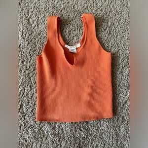 Happily Grey Orange top size Small